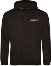 CARP Fishing Embroidered Hoodie Common/Mirror/Specimen Logo