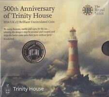 2014 UK Royal Mint Trinity House £2 Two pound Coin BU Sealed Pack  