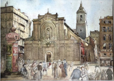 Antique Watercolor Marseille