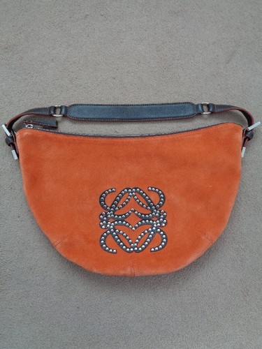 Loewe orange suede - loewe, shoulder