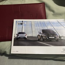PEUGEOT 308 OWNERS PACK / HANDBOOK / MANUAL + WALLET 2011~2013 (2012) (D929)