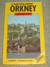 Bartholomews Orkney Leisure Map - 1989 - 1:100,000
