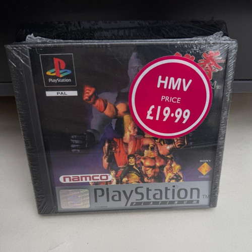 Ps1 tekken retail seal - tekken,