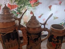 Porcelain Set of Beer Stiens