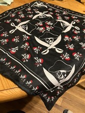 skull neckerchief scarf very