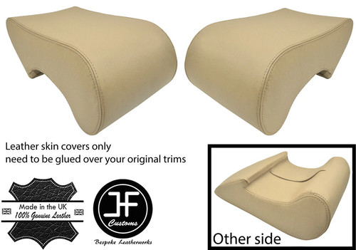 Cream top grain leather - leather, 2x