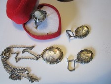 Vintage 800 Silver  Carved