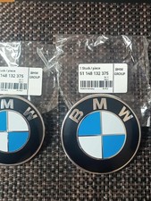Genuine BMW Bonnet Badge 82mm 74mm Fits. 1 3 5 6 X M E92 E81 E60 M3 51148132375
