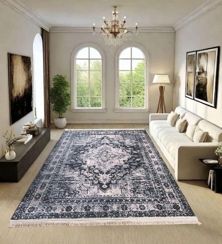 Cashmere feel rug non slip - feel,