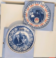 Wedgwood China Plates Royal Family VE Day Royal wedding King Charles Camilla