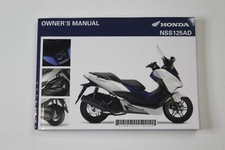 Genuine 2017 Honda NSS125 AD / Forza 125 / English Owners Manual 32K40L10