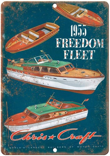 Chris craft motor boat vintage - chris,