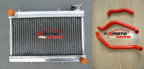 Aluminum radiator red - aluminum,