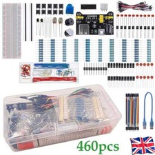 460Pcs Electronics Component Fun Kit with Power Supply Module New