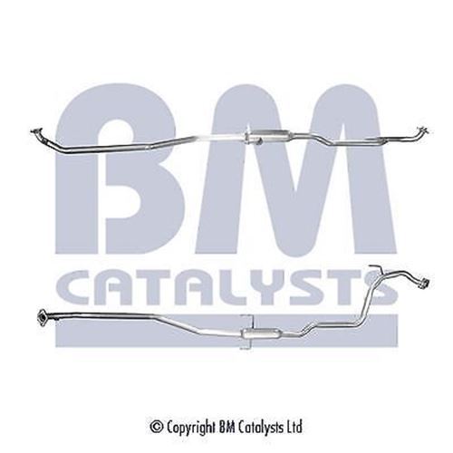 Exhaust middle silencer fits - silencer,
