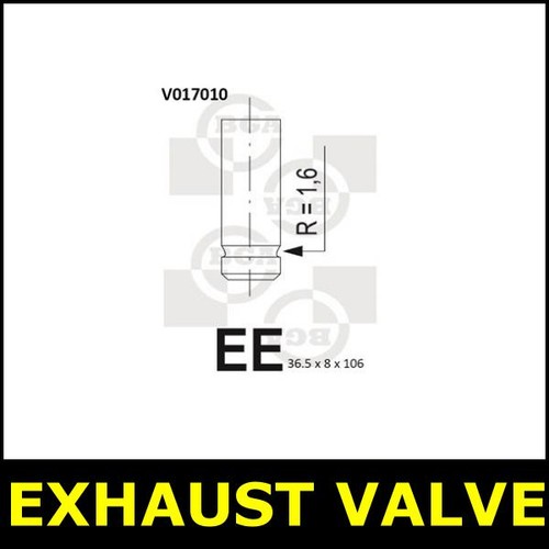 Exhaust valve fits - exhaust, tipo