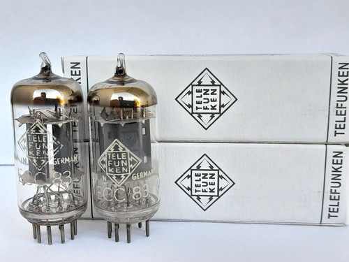 Ecc83 12ax7 telefunken - 2x,