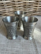 VINTAGE PEWTER GERMAN SHOT CUP