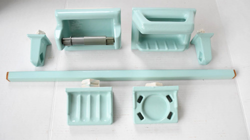 Vintage mid century aqua - mid,
