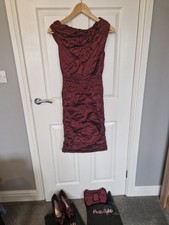 Ladies Size 8 Phase Eight Red Dress Shoes Size5 Handbag Wedding Christmas Party