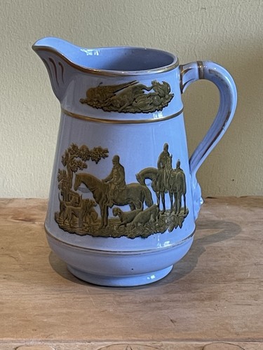 Victorian blue glazed - blue,