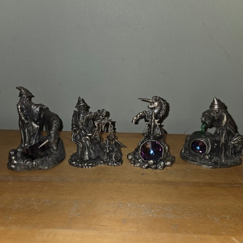 Vintage pewter dragon - vintage,