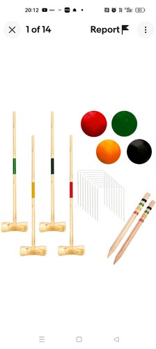 New player croquet set - new,
