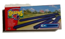 Tomy Trains 6 Straight Rails 1300 Tomica World Road & Rail System Original Box