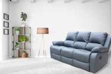 Grey three seater sofa - grey,