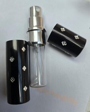 Aftershave Atomiser 5ml Travel Perfume Easy Fill Spray Bottle Black