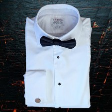 TM Lewin White Marcella Bib