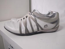 Clarks Wave White Leather Lace