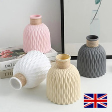 Modern Flower Vase Plastic Vase Nordic Home Decor Ornament Flower Arrangement