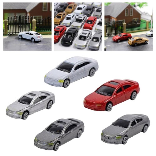 Mini scale model cars - 5x,