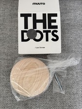 Muuto The Dots Medium oiled Oak 13cm Wooden Dot
