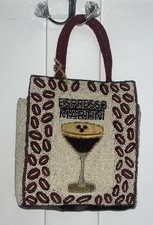 Espresso martini beaded bag - espresso,