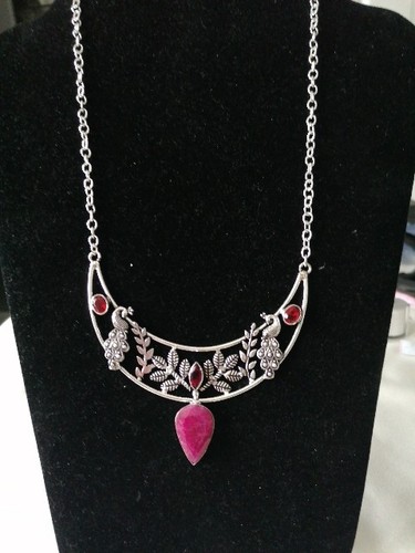 Handmade ruby garnet silver - handmade,