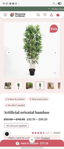 Artificial bamboo tree house - artificial,