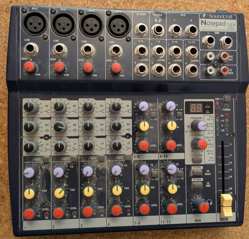 Soundcraft notepad 124fx - 124fx, 12