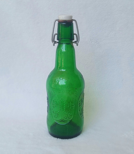 Grolsch georgia green glass - green,