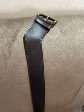 "Regent Genuine English Saddle Hide Leather Belt - Made in England -