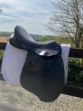 hilton gp saddle 17.5 brown