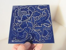 Vintage ceramic tile old - ceramic,