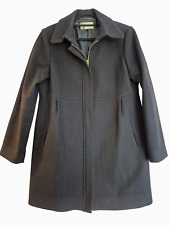 Ladies Jaeger Boutique Black Wool Coat 14