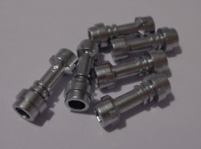 Lego Spare Parts 64567 6051389 Light saber Hilt Straight Metallic Silver x6