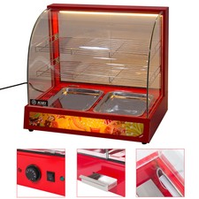 New Hot Food Warmer Display Commercial Cabinet Showcase Warming Counter Top