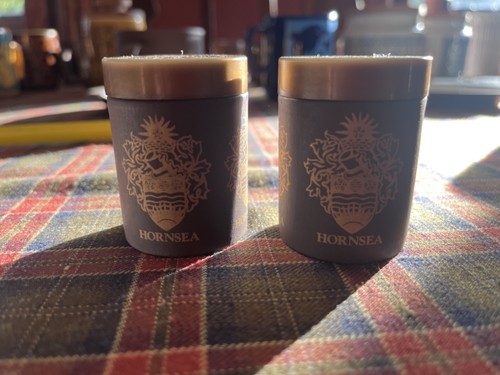Hornsea salt pepper pots - &,