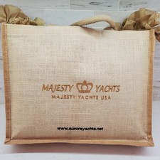 Majesty Yachts USA Burlap Tote