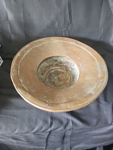 Large handmade antique copper - large,