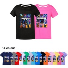 Kids Boys Girls T-shirt Game Summer Short Sleeve T-Shirt Tops Blouse Tee Gift N